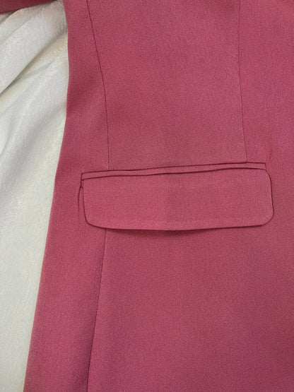 Veste Blazer Elégant Vieux Rose
