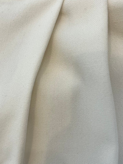 Pantalon Tailleur Écru Femme Chic