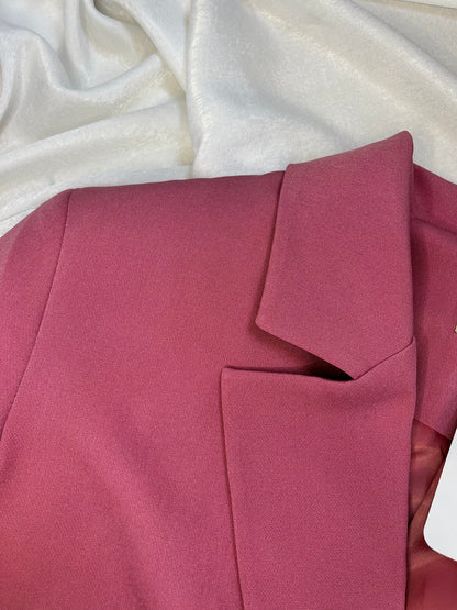 Veste Blazer Elégant Vieux Rose