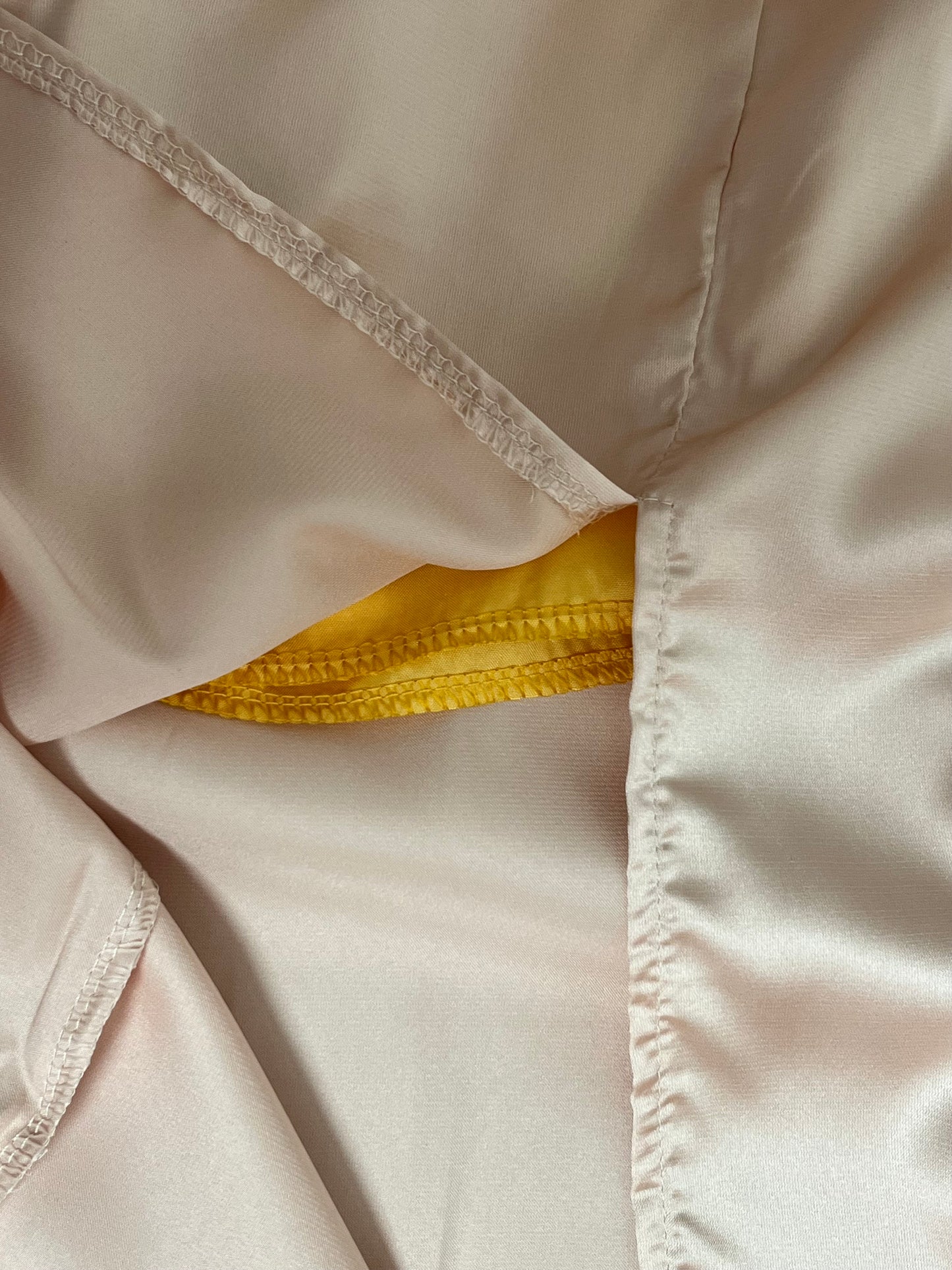 Robe longue satinée champagne - Golden Hour