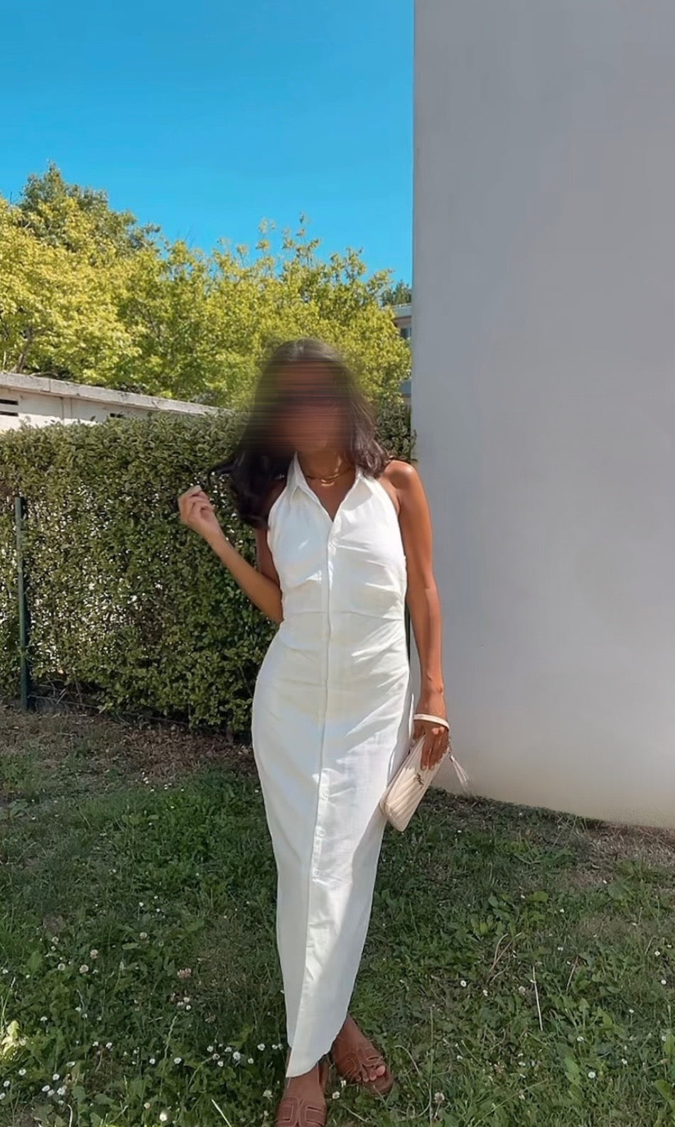Robe longue blanche - Divine Épure
