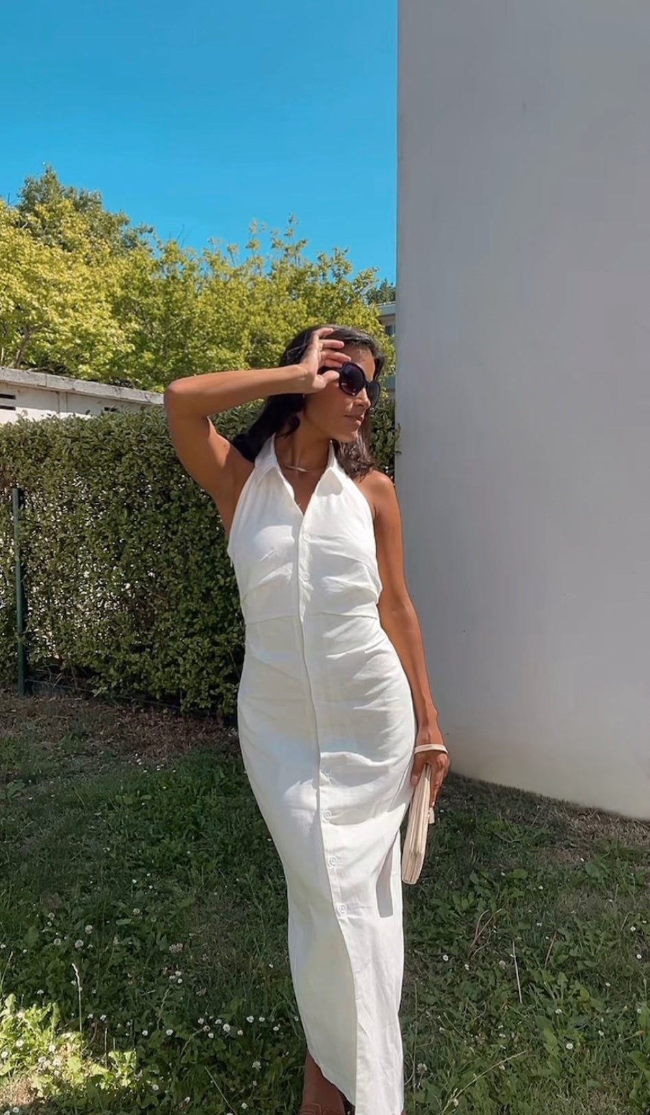 Robe longue blanche - Divine Épure