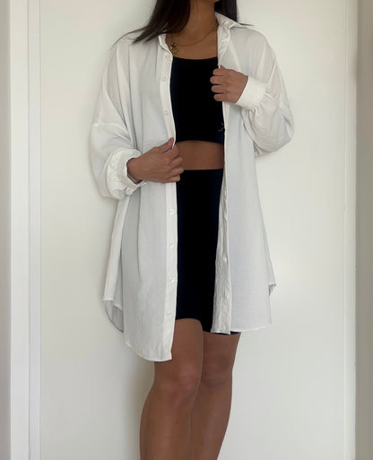 Chemise Blanche Oversize